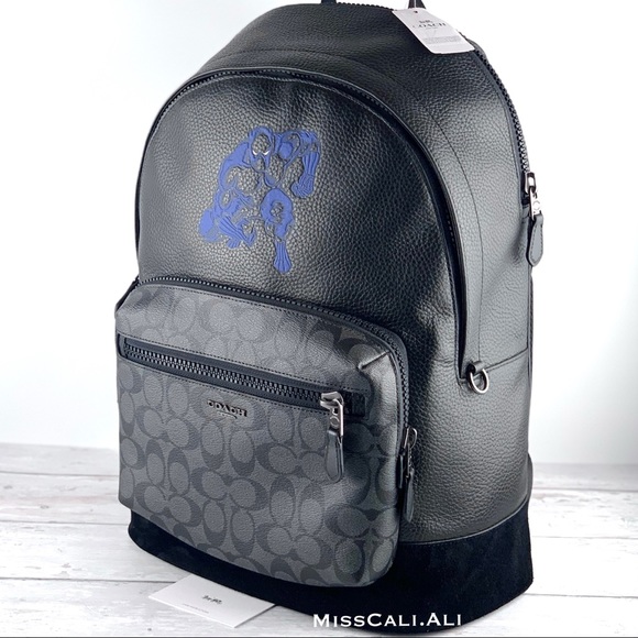 COACH | MARVEL Backpack West Black Panther Bag - Picture 3 of 16